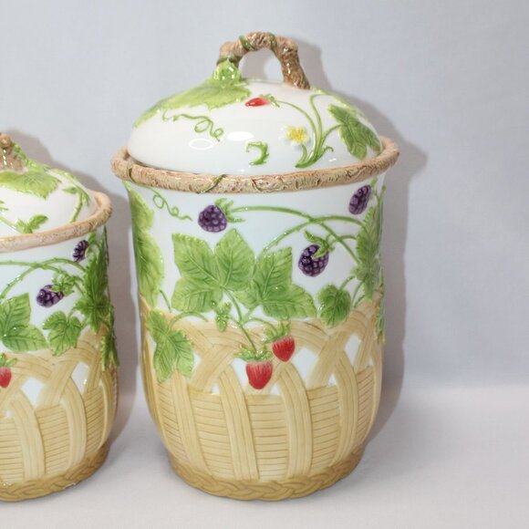 Wild Berries (Multicolor) Canister & Lids  by JAY WILLFRED - Picture 4 of 16